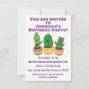 Search for trio birthday invitations Illustration