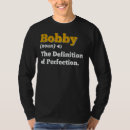 Search for bobby tshirts Definition