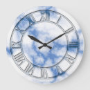 Search for blue marble clocks Vintage