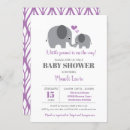 Search for purple elephant invitations Gender neutral