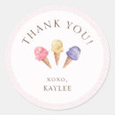 Search for ice cream birthday party stickers Girl