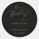 Search for hand lettered wedding stickers Chic