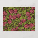 Search for vintage spring flowers postcards Red