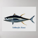 Search for tuna fish art Yellowfin