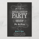 Search for chalkboard engagement party invitations Country