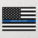 Search for police graduation invitations Patriotic