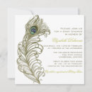Search for peacock baby shower invitations Vintage