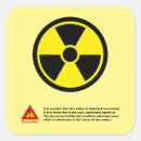 Search for radiation stickers Danger