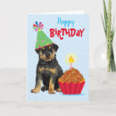 Search for rottweiler birthday cards Rottie