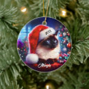 Search for long haired cat christmas tree decorations Funny