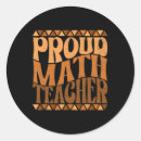 Search for proud teacher stickers Black