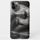 Search for beautiful woman portrait iphone cases Black