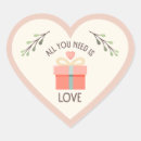 Search for love is all you need stickers Pink