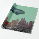 Search for new york city wrapping paper Vintage