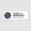 Search for work name tags Promotional items