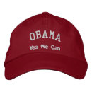 Search for cans embroidered hats Obama