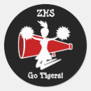 Search for pep rally stickers Cheerleader