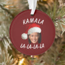 Search for funny round christmas tree decorations Santa