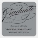 Search for silver and black graduation stickers Elegant