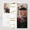 Search for phd party invitations Gold