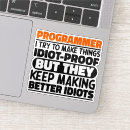 Search for computer programming stickers Developer
