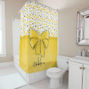 Search for yellow and grey shower curtains White