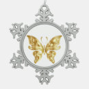 Search for moth christmas tree decorations Gold