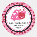 Search for ladybug valentine stickers Lovebug