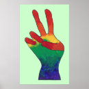 Search for rainbow peace sign posters Colorful