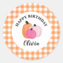 Search for orange plaid stickers Halloween