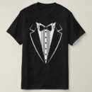Search for tuxedo mens tshirts Black and white