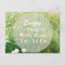 Search for little things postcards Enjoy