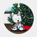 Search for westie christmas tree decorations Dog