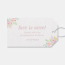 Search for love is sweet gift tags Floral