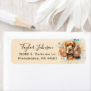 Search for cocker return address labels Dog