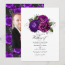 Search for royal purple wedding invitations Floral