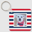 Search for blue and white stripes key rings Striped