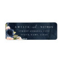Search for rustic return address labels weddings Navy