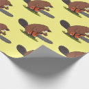 Search for beaver wrapping paper Cartoon