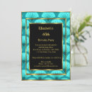 Search for teal blue birthday invitations Elegant