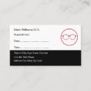 Search for eye doctor appointment cards Ophthalmologist