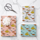 Search for fish wrapping paper Mid century modern