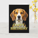 Search for beagle birthday cards Animal