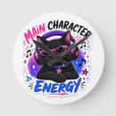 Search for character clocks Cute cat