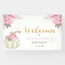Search for pumpkin birthday banners Welcome