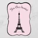 Search for eiffel tower invitations Girly