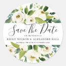 Search for white save the date stickers Floral