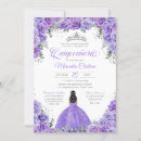 Search for purple silver quinceanera invitations Gown