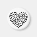Search for paw print magnets Valentine