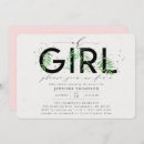 Search for tropical baby girl shower invitations Elegant
